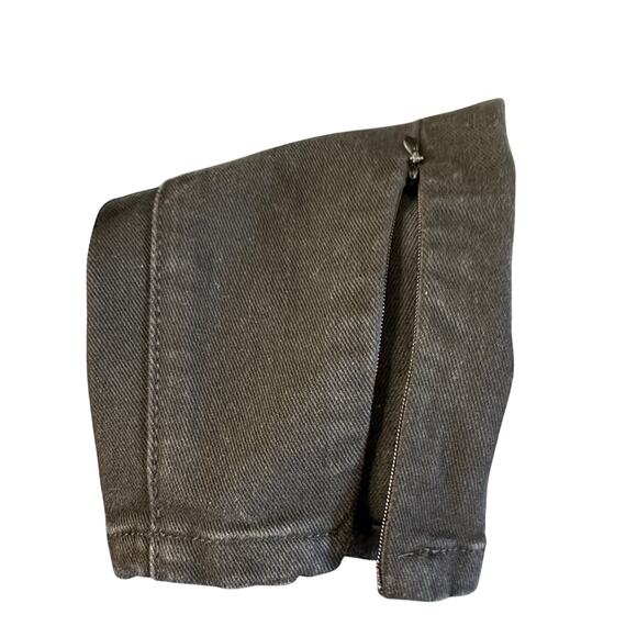 New womans wewotewhat black high rise skinny zip hem jeans size 24 - Picture 6 of 9